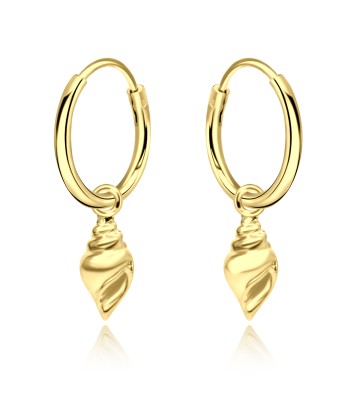 Silver Hoop Earring HO-1657-GP